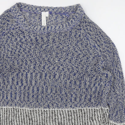 Slave Womens Blue   Pullover Jumper Size L