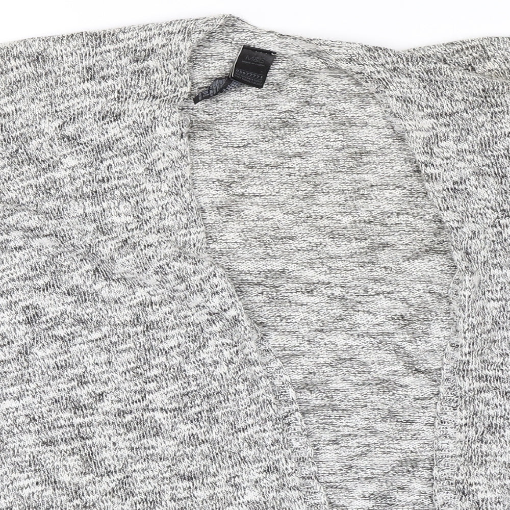M&S Womens Grey   Cape Jumper One Size
