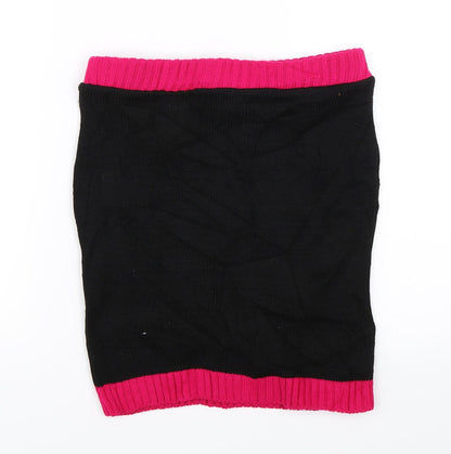 Dancing Leopard Womens Black   Mini Skirt Size M