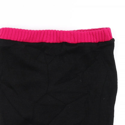 Dancing Leopard Womens Black   Mini Skirt Size M