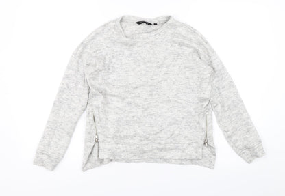 New Look Womens Grey   Pullover Jumper Size 8