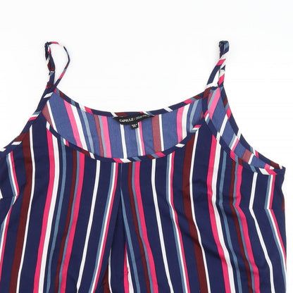 Capsule Womens Blue Striped  Camisole Blouse Size 18