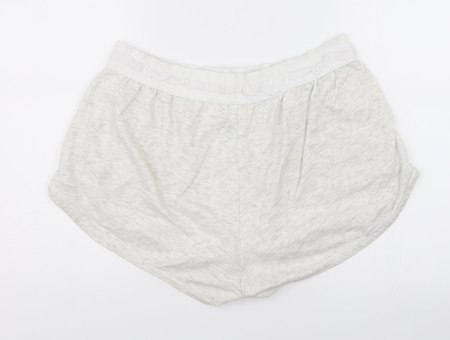 H&M Womens White   Sweat Shorts Size L