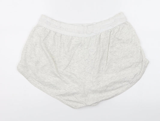 H&M Womens White   Sweat Shorts Size L