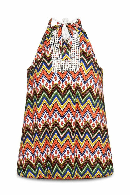 Womens UK Size 8 Hearts & Bows Multicoloured Basic Blouse
