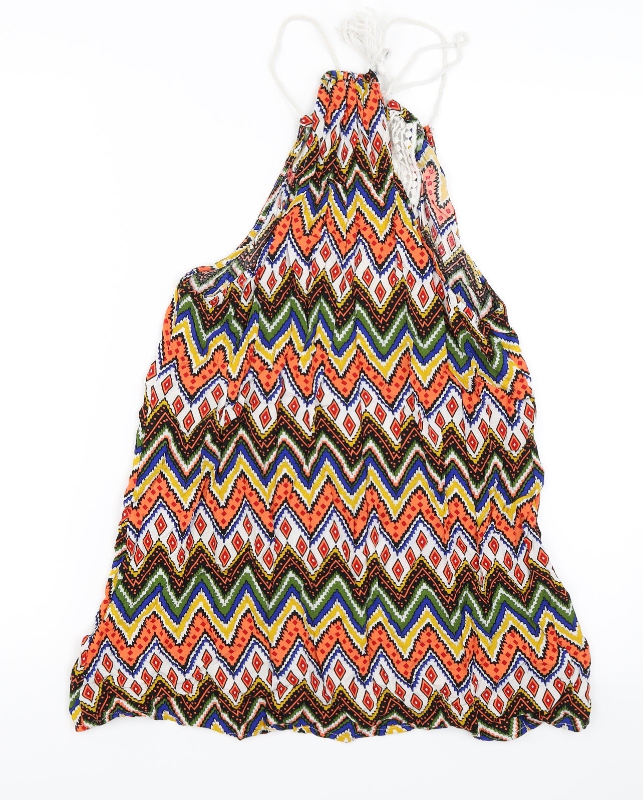 Womens UK Size 8 Hearts & Bows Multicoloured Basic Blouse