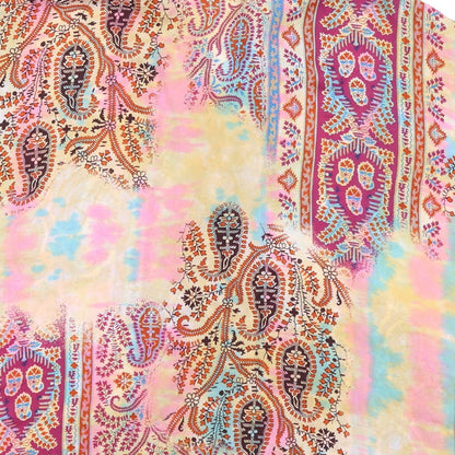 Papaya Womens Multicoloured Paisley  Basic Button-Up Size 12