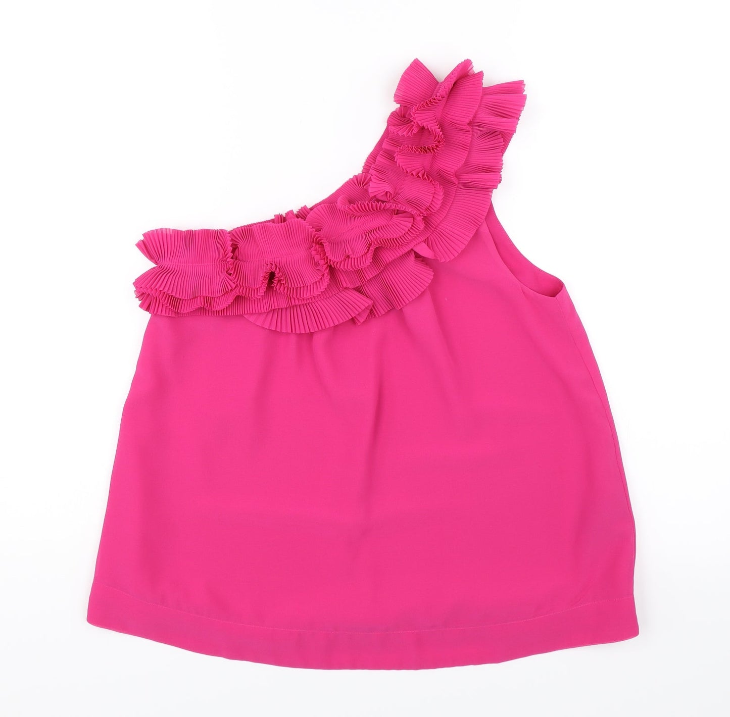 Womens UK Size 6 H&M Pink Basic Blouse