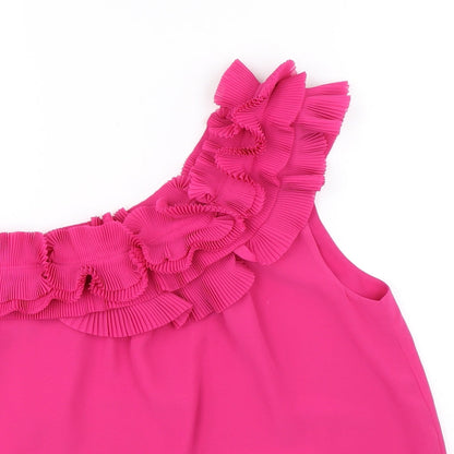Womens UK Size 6 H&M Pink Basic Blouse