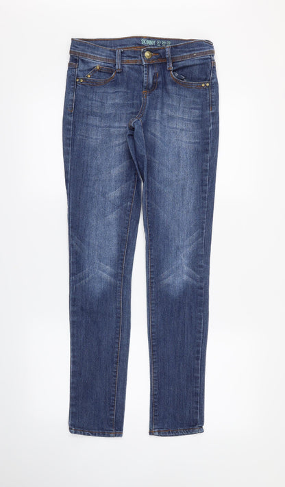 Womens UK Size 6 DENIMco Regular Fit Straight Blue Jeans
