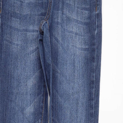 Womens UK Size 6 DENIMco Regular Fit Straight Blue Jeans