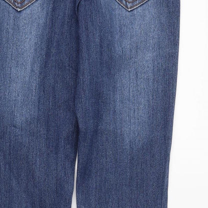 Womens UK Size 6 DENIMco Regular Fit Straight Blue Jeans