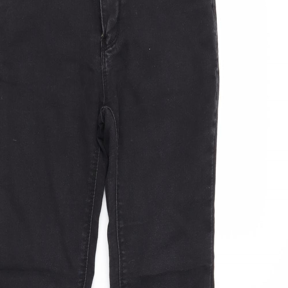 Womens UK Size 6 DENIMCO Regular Fit Skinny Black Jeans