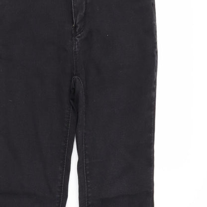 Womens UK Size 6 DENIMCO Regular Fit Skinny Black Jeans