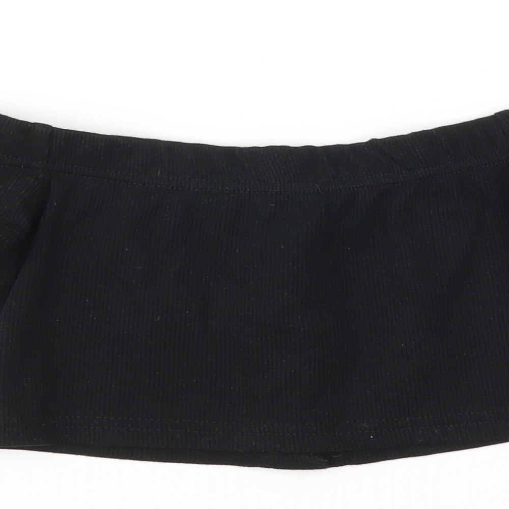 SheIn Girls Black   Cropped Blouse Size 8 Years