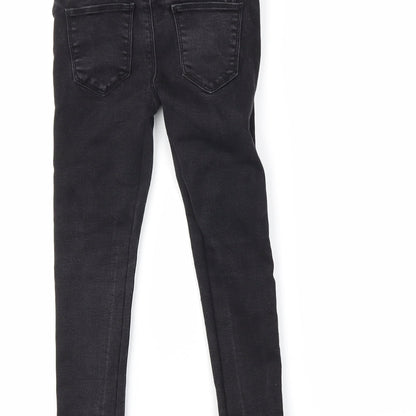 DenimCo Girls Black  Denim Skinny Jeans Size 5-6 Years