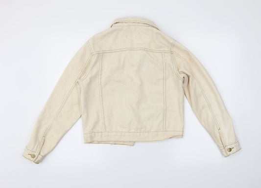 Boohoo Womens Beige   Jacket  Size 10