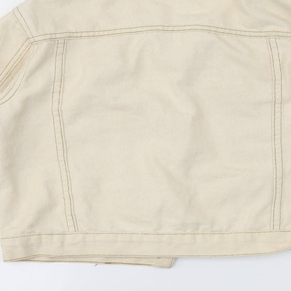 Boohoo Womens Beige   Jacket  Size 10
