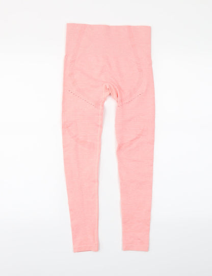 Preworn Womens Pink   Pedal Pusher Leggings Size XS L23 in