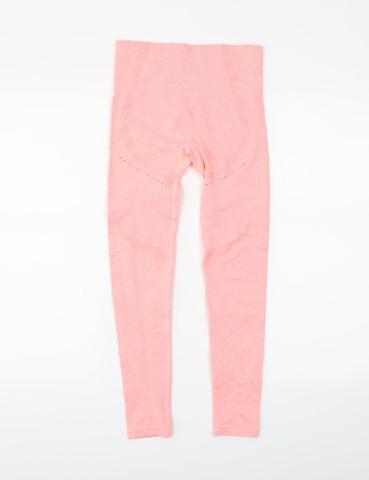 Preworn Womens Pink   Pedal Pusher Leggings Size XS L23 in
