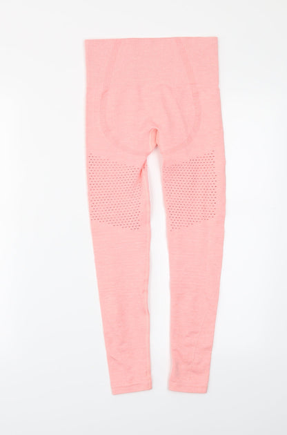 Preworn Womens Pink   Pedal Pusher Leggings Size XS L23 in