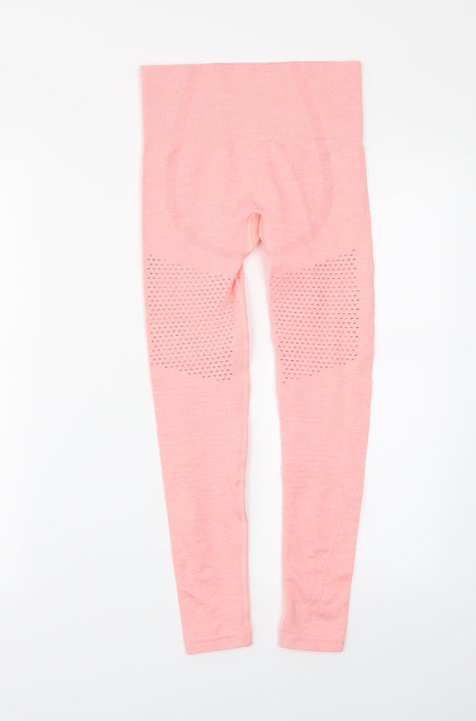 Preworn Womens Pink   Pedal Pusher Leggings Size XS L23 in
