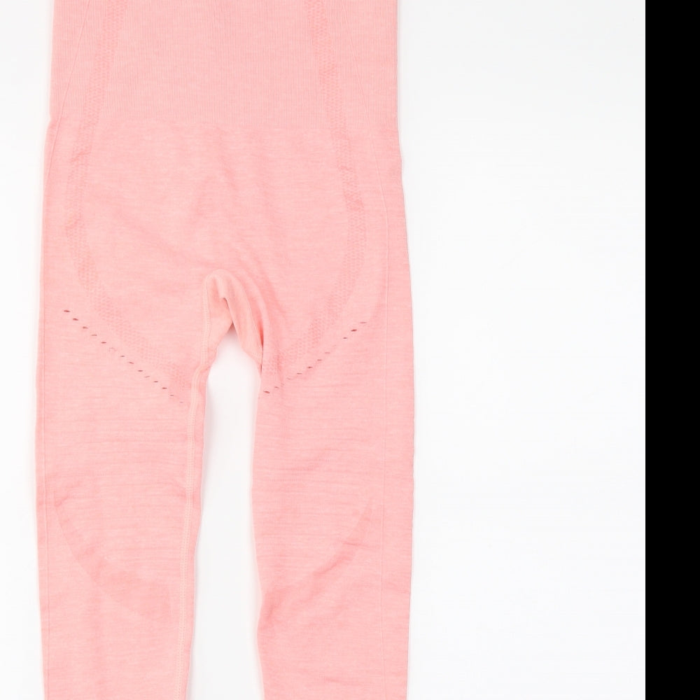 Preworn Womens Pink   Pedal Pusher Leggings Size XS L23 in