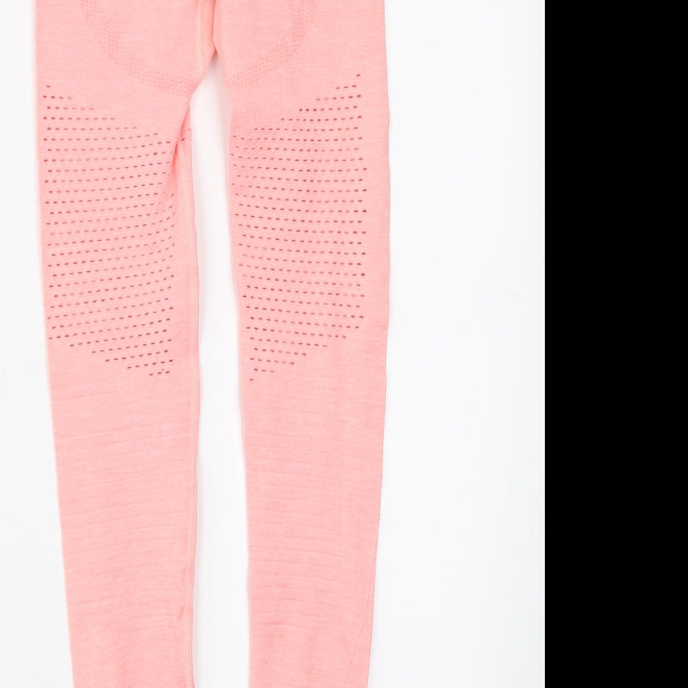 Preworn Womens Pink   Pedal Pusher Leggings Size XS L23 in