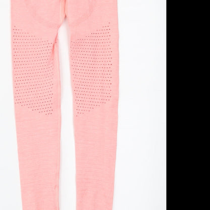 Preworn Womens Pink   Pedal Pusher Leggings Size XS L23 in