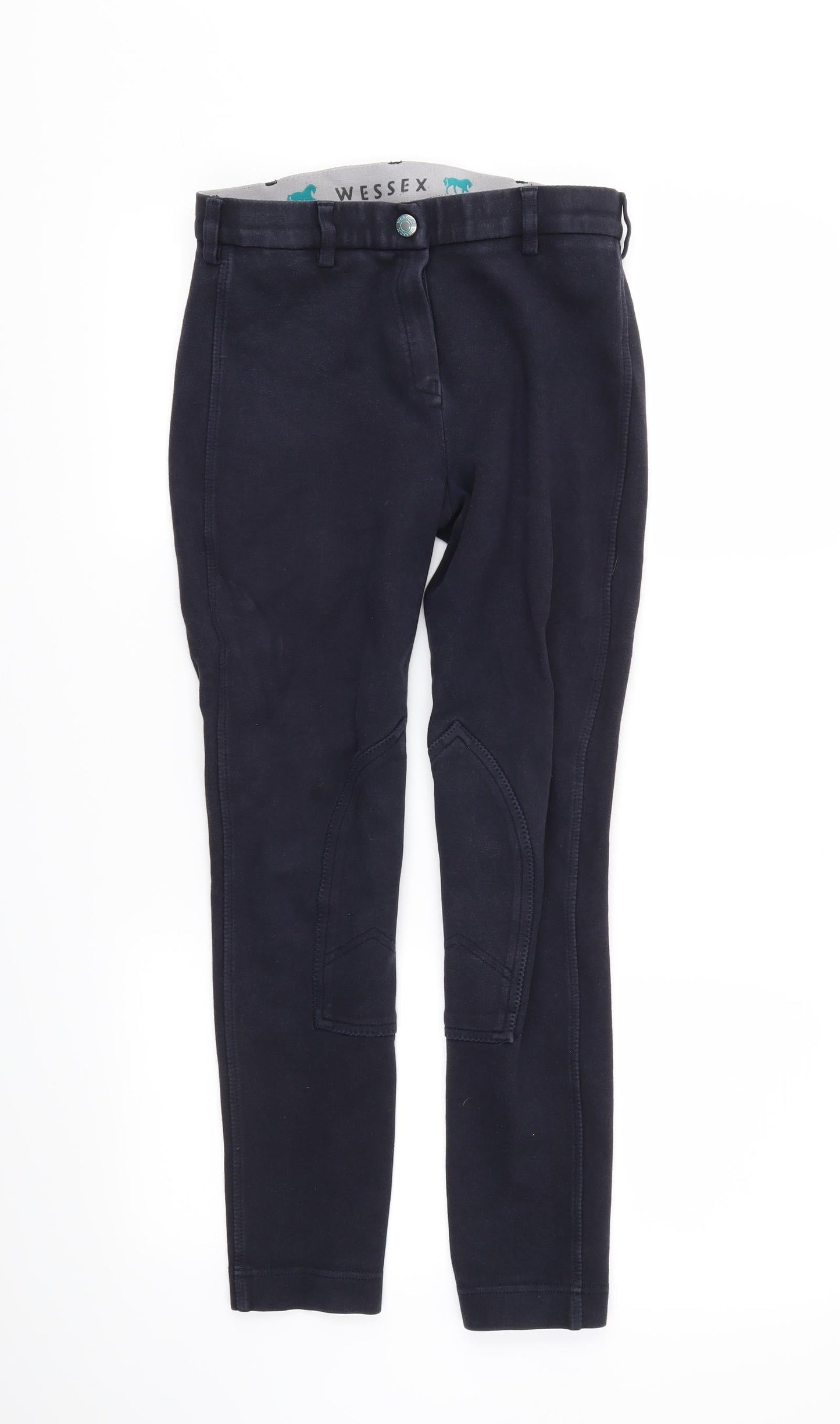 Wessex Womens Blue   Jegging Trousers Size 10 L25 in - Horse Riding