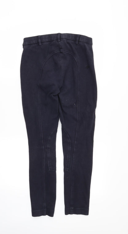 Wessex Womens Blue   Jegging Trousers Size 10 L25 in - Horse Riding