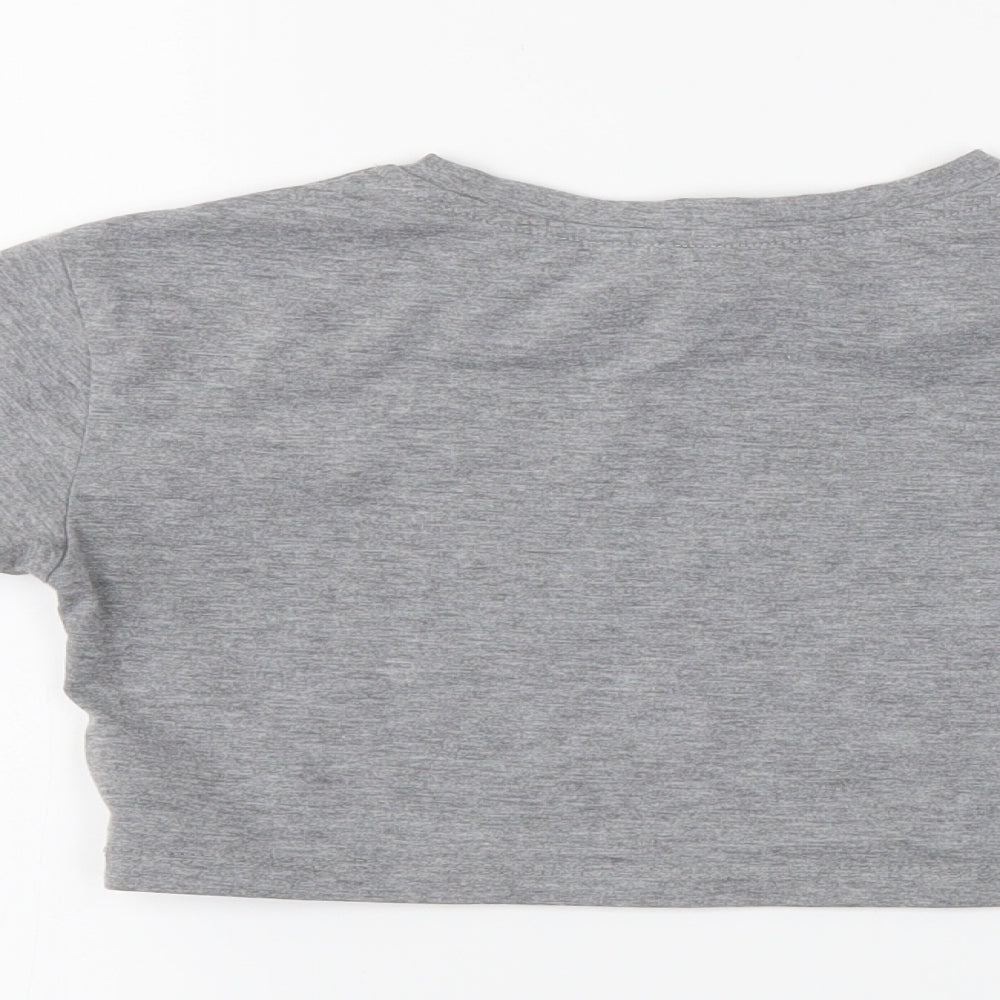 SheIn Girls Grey   Pullover T-Shirt Size 6-7 Years