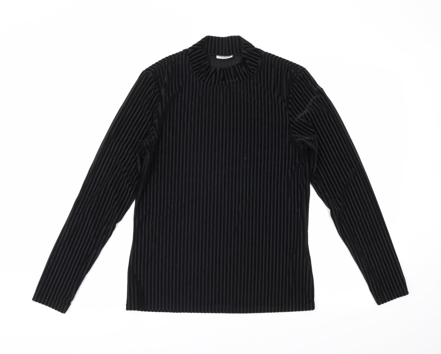 Womens UK Size L Noisy may Black Basic Blouse