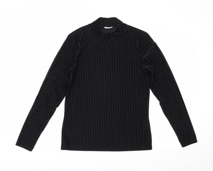 Womens UK Size L Noisy may Black Basic Blouse