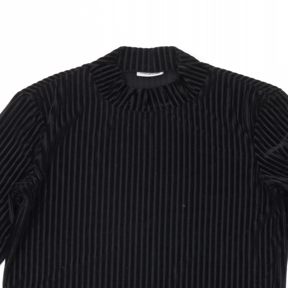 Womens UK Size L Noisy may Black Basic Blouse