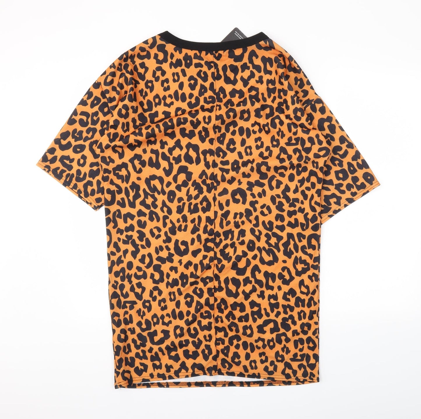 Womens UK Size M PRETTYLITTLETHING Orange Basic T-Shirt