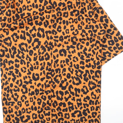 Womens UK Size M PRETTYLITTLETHING Orange Basic T-Shirt