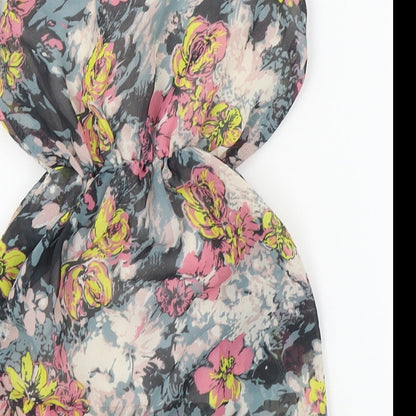 Preworn Girls Pink Floral  A-Line  Size 2-3 Years