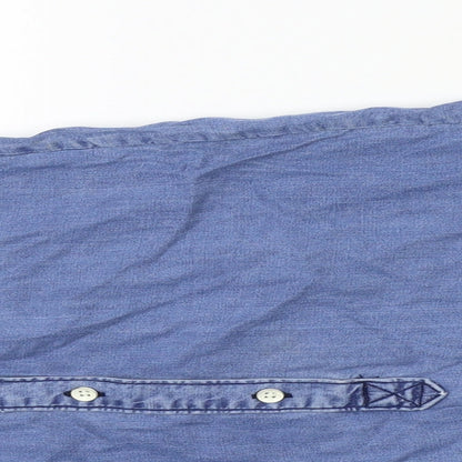 Denim CO Womens Blue  Denim A-Line  Size 8
