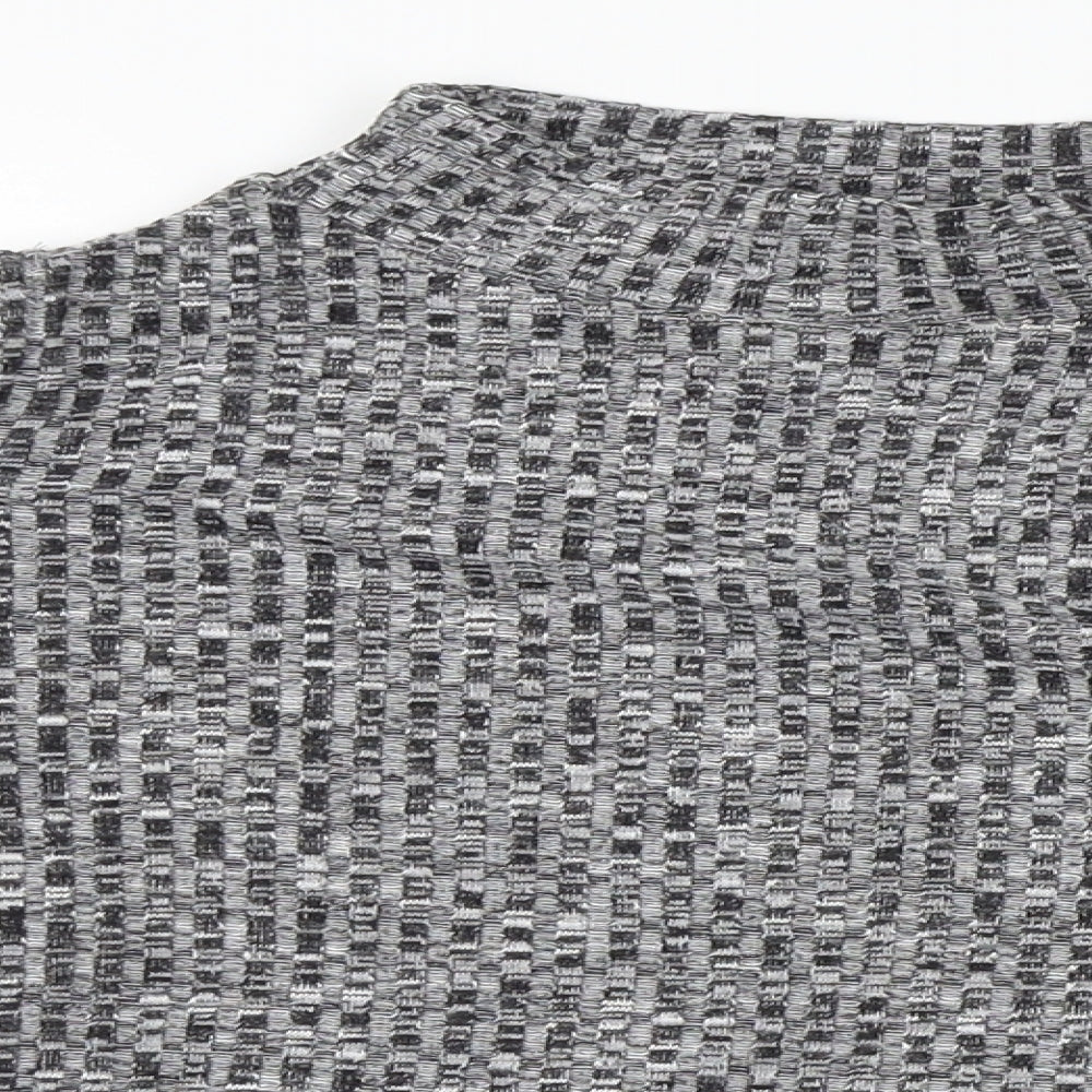 Innocence Womens Grey  Knit Pullover Jumper Size 10  - shoulderless