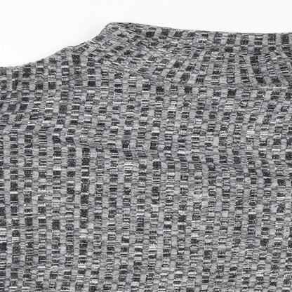 Innocence Womens Grey  Knit Pullover Jumper Size 10  - shoulderless