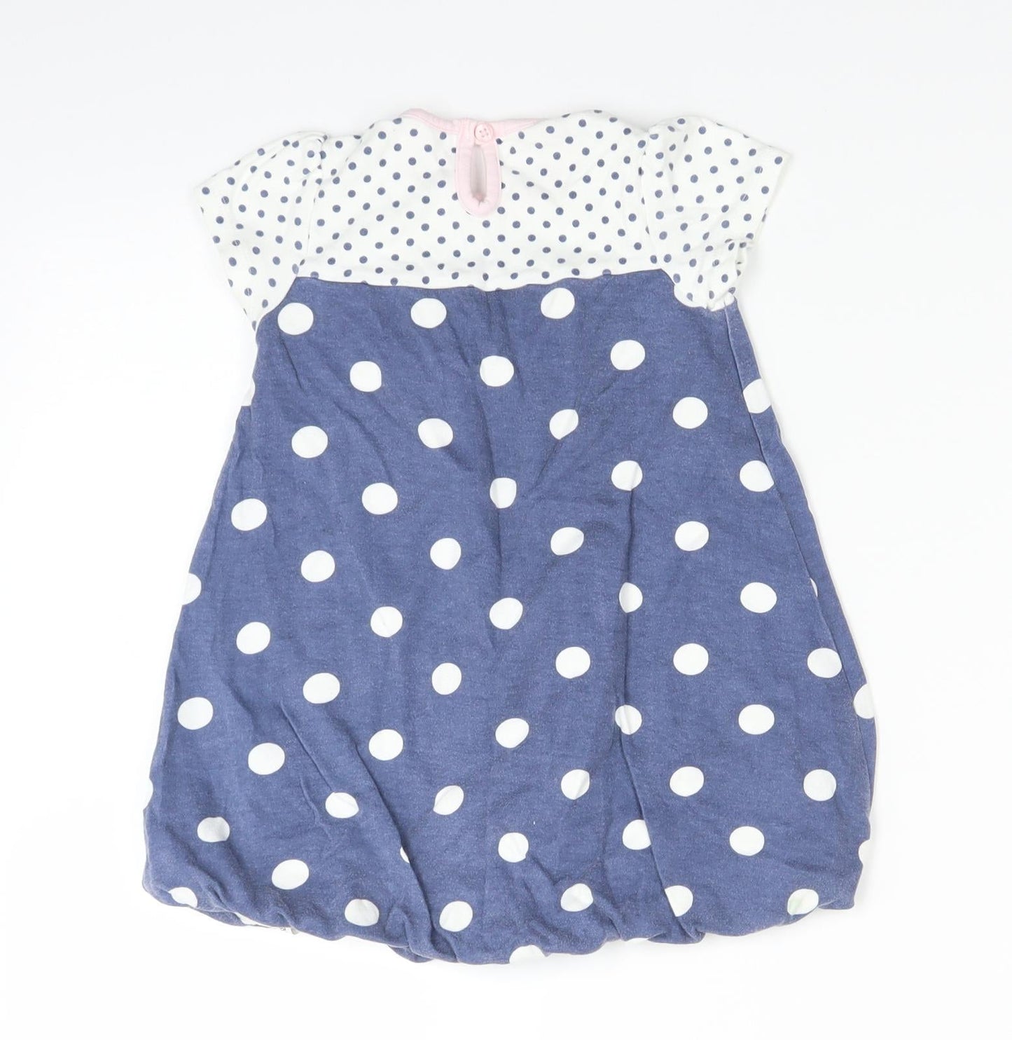 George Girls Blue Polka Dot  Fit & Flare  Size 18-24 Months