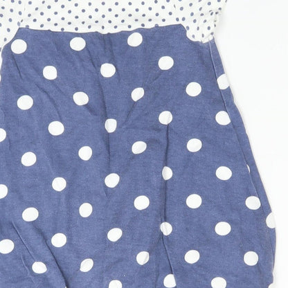 George Girls Blue Polka Dot  Fit & Flare  Size 18-24 Months