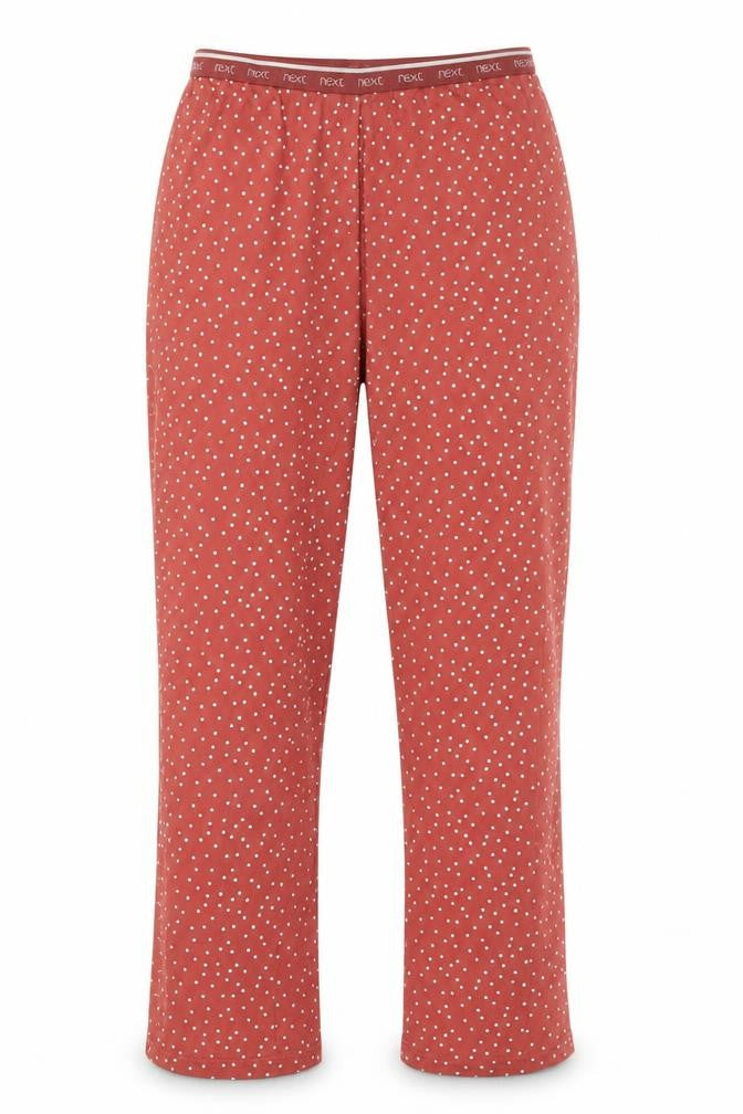 Womens UK Size S NEXT Regular Fit  Red Trousers