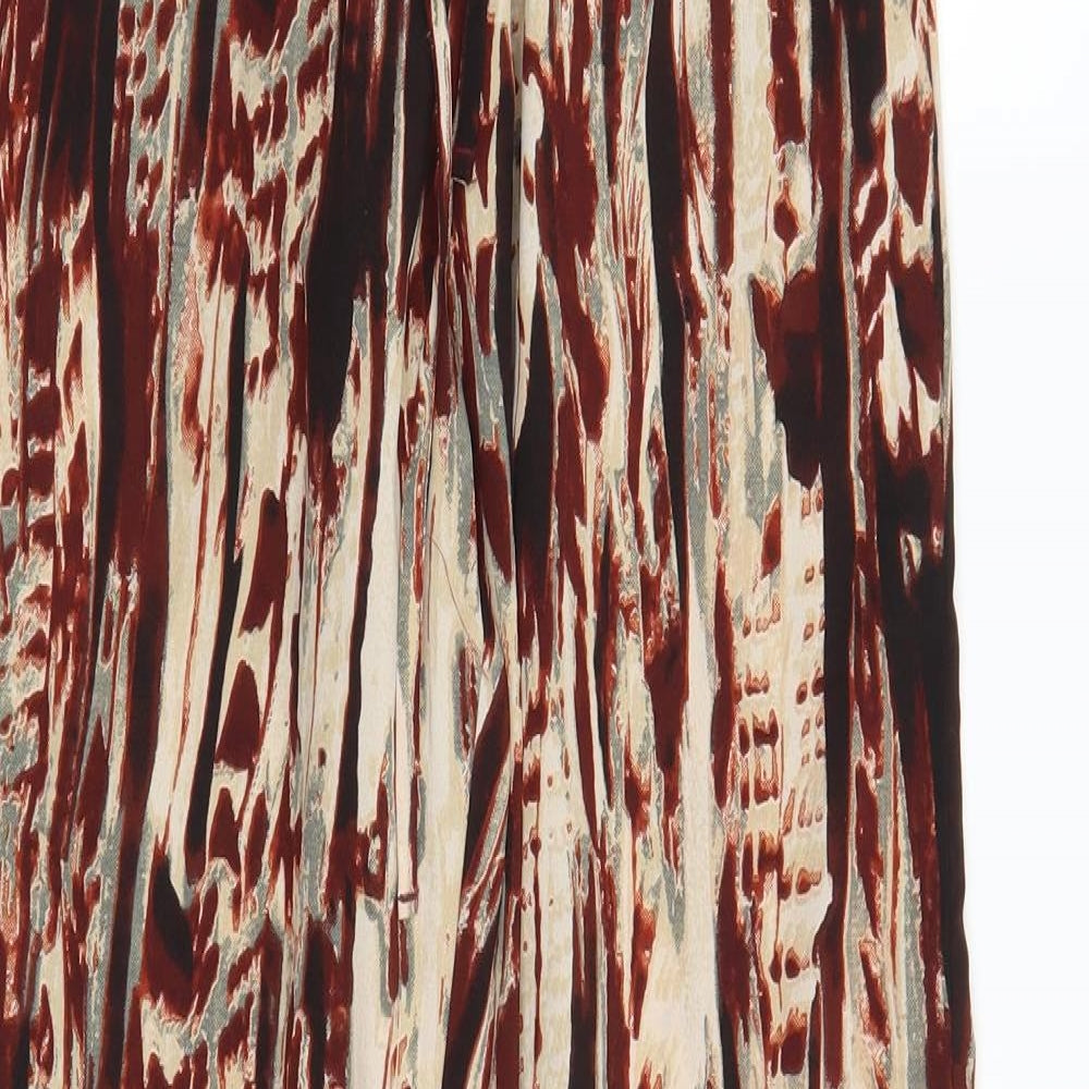 b.young Womens Brown Striped  Trousers  Size XS L28 in