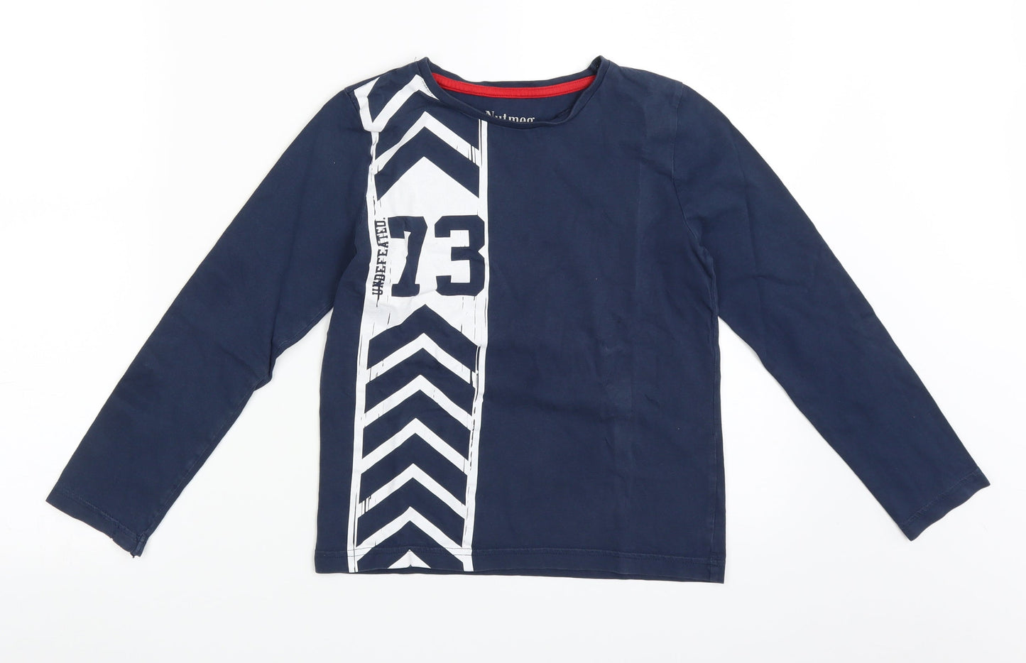 Nutmeg Boys Blue   Basic T-Shirt Size 8-9 Years