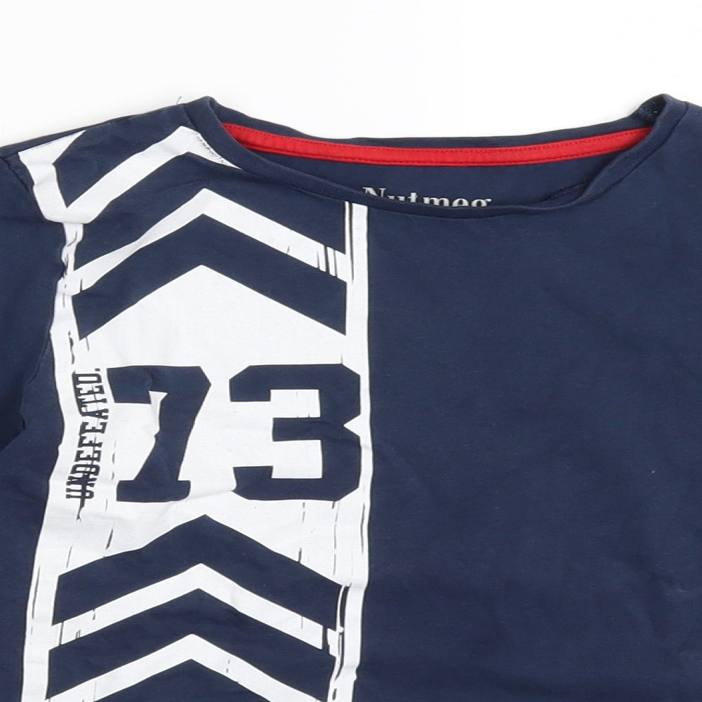 Nutmeg Boys Blue   Basic T-Shirt Size 8-9 Years