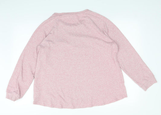 Primark Womens Pink   Pullover Jumper Size L