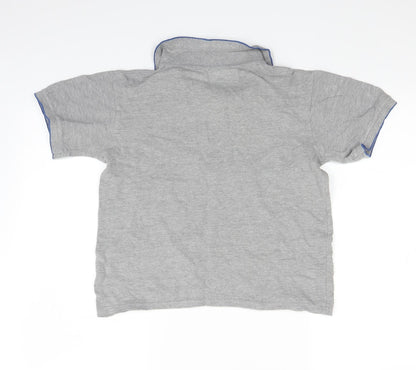 Rebel Boys Grey   Basic Polo Size 12-13 Years