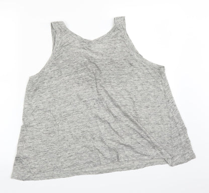 Womens UK Size 16 NEXT Green Basic Tank